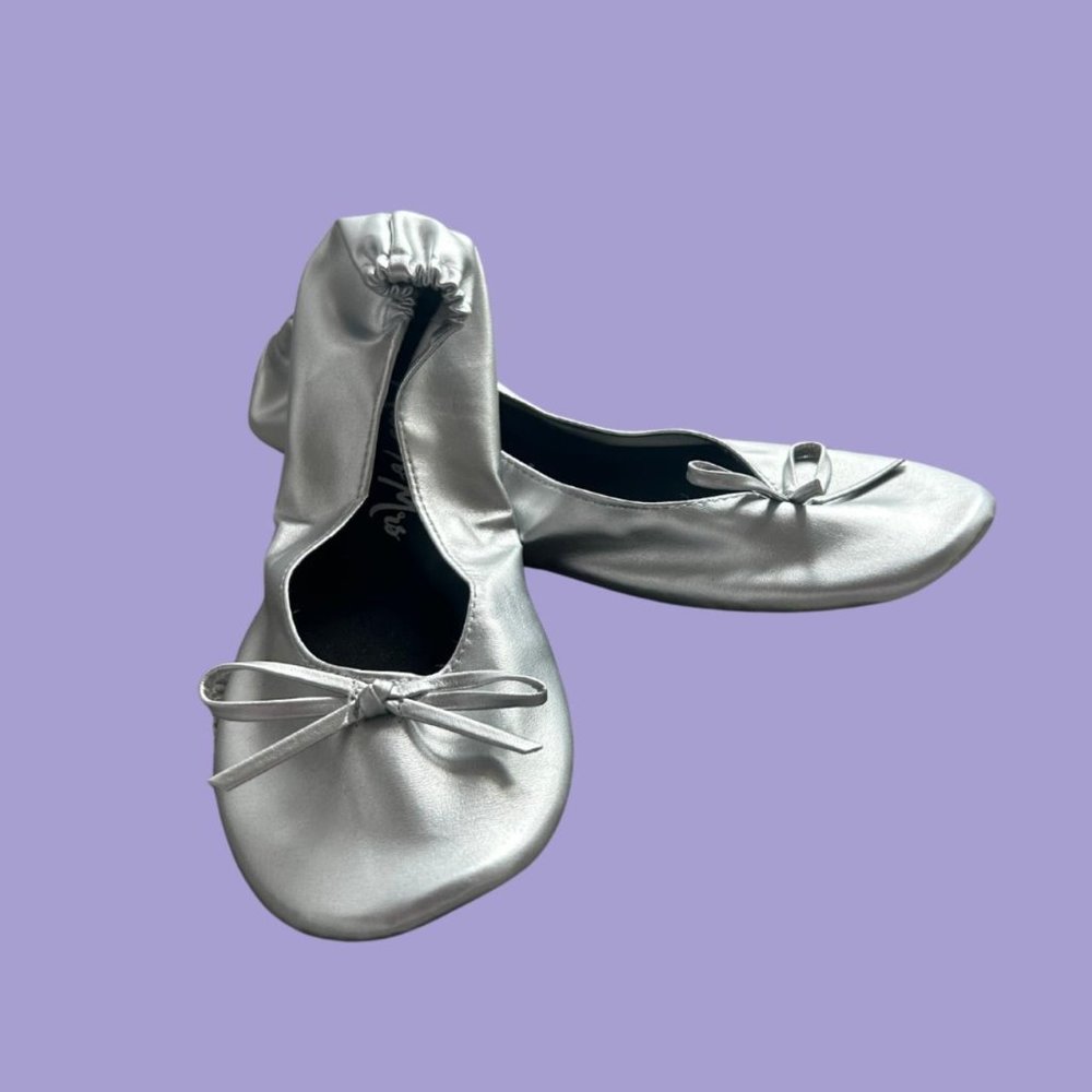 dainty silver flats